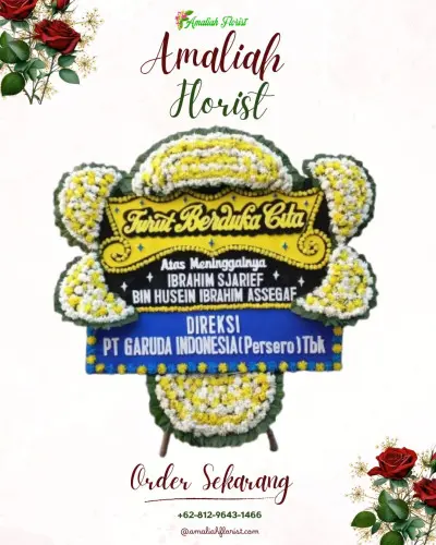 Papan Bunga Duka di Petarukan